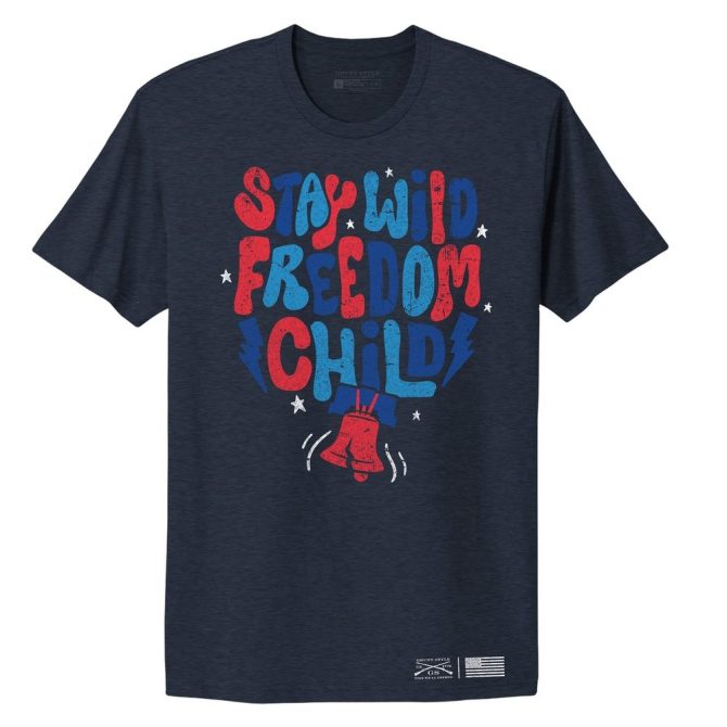 Women's Freedom Child Boyfriend Fit T-Shirt - Midnight Navy - Image 7