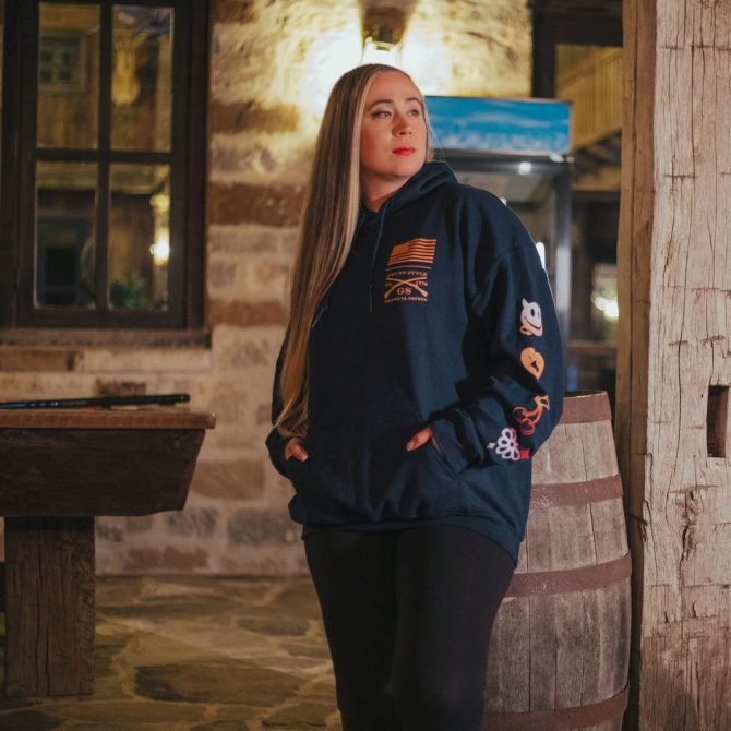 Women's Free & Easy Hoodie - Navy - Image 8