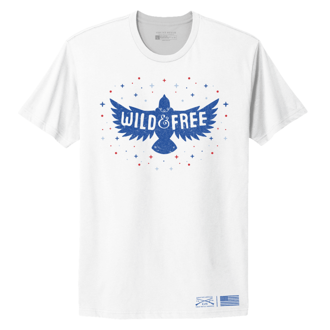 Women's Wild & Free Boyfriend Fit T-Shirt - White - Image 2