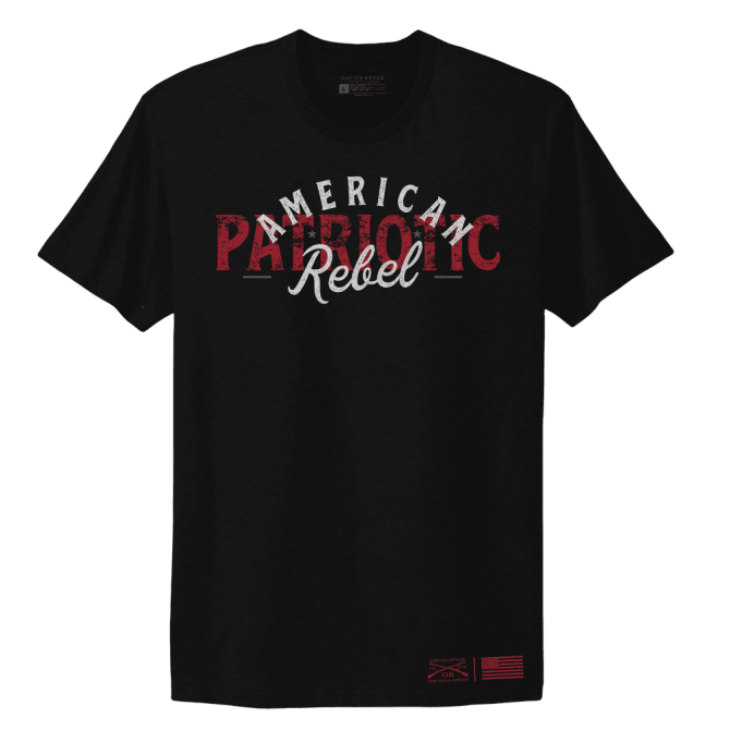 Women's American Rebel Boyfriend T-Shirt - Black - Image 2