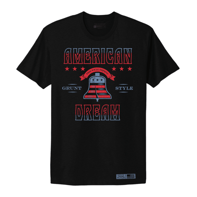 Women's American Dream Boyfriend Fit T-Shirt - Black - Image 2