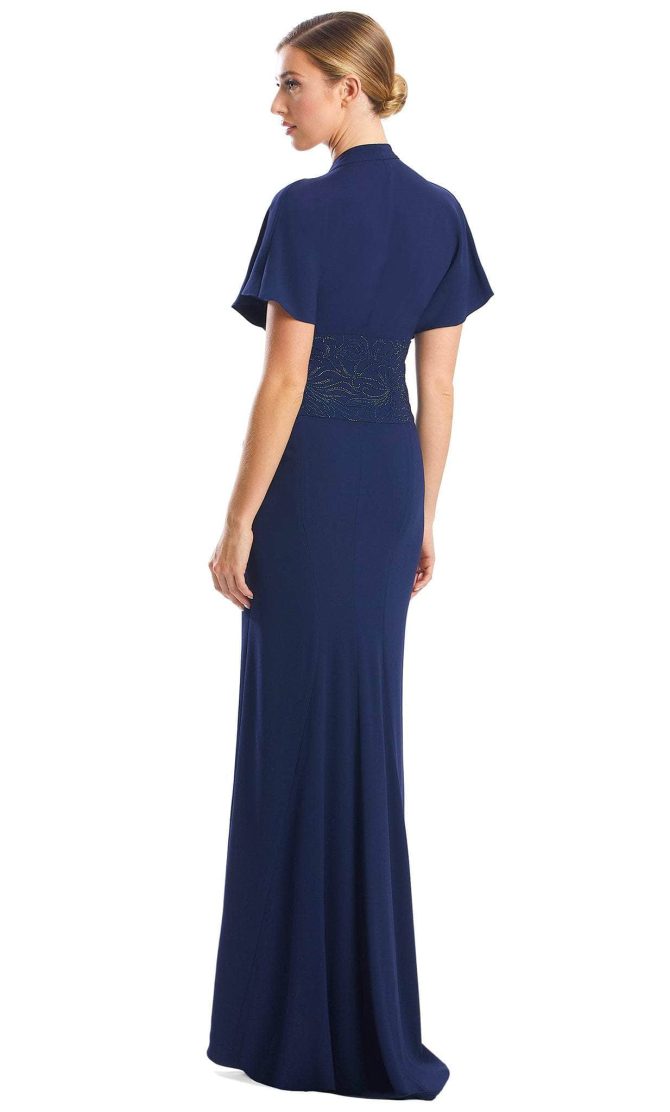 Flutter Sleeves Formal Dress - Image 2