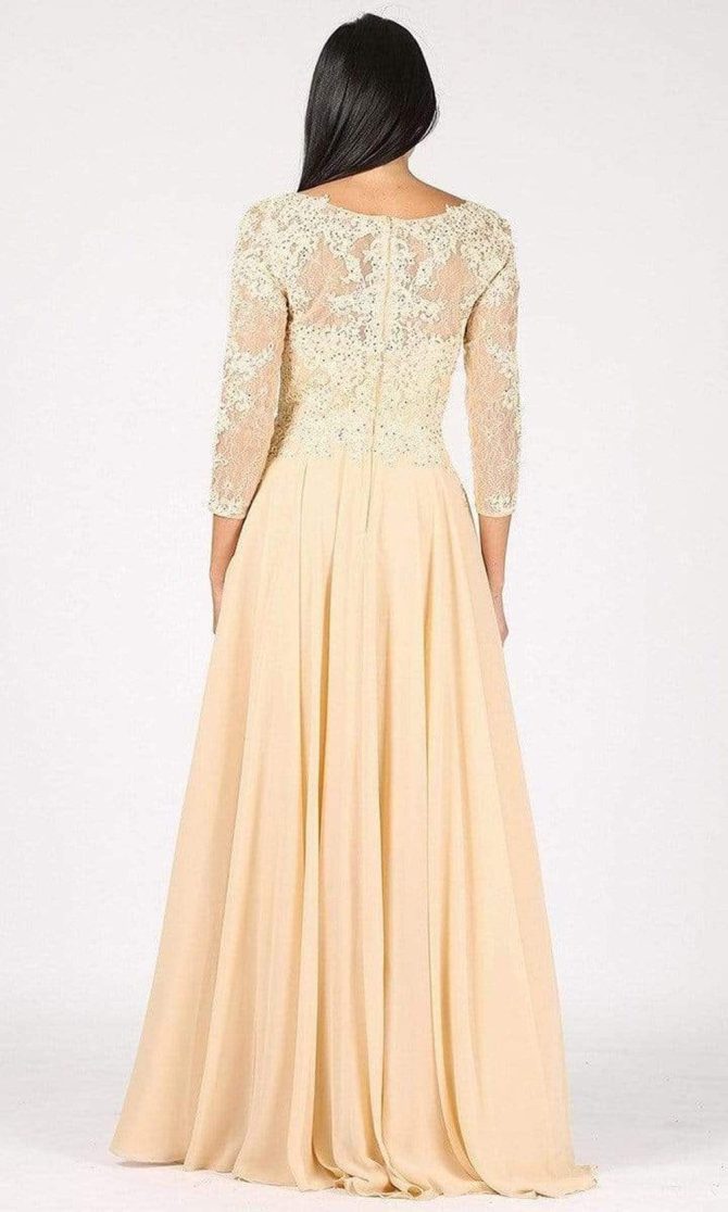 6909 Embellished Scoop A-Line Dress - Image 2