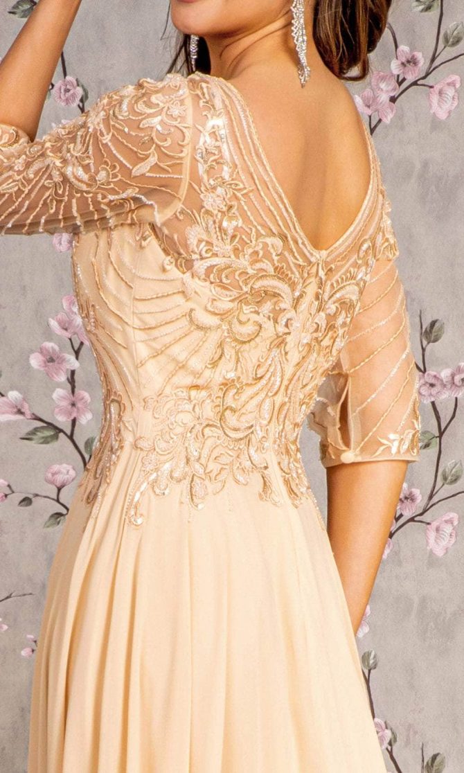 Sequin Embroidery Formal Dress - Image 4