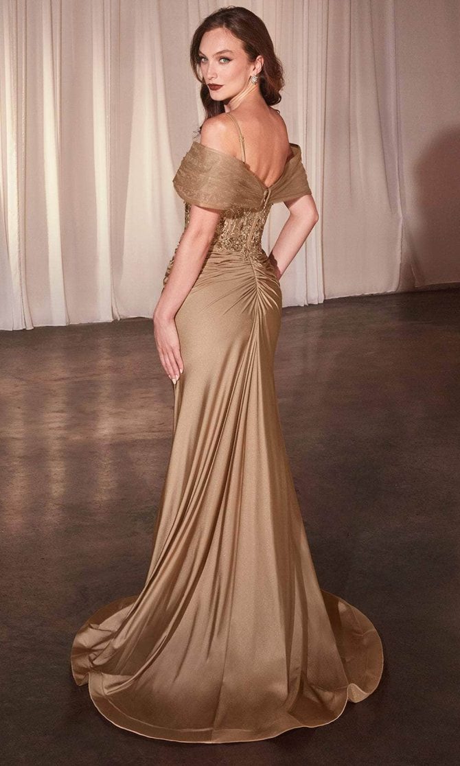 Ruched Waist Mermaid Prom Dress - Image 6