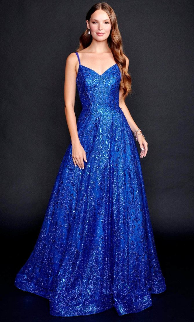 Sleeveless Embellished Prom Gown - Image 4