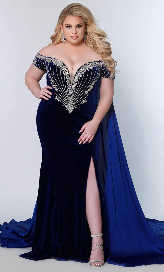 JK2202 Plunging V-neck Evening Gown - Image 4